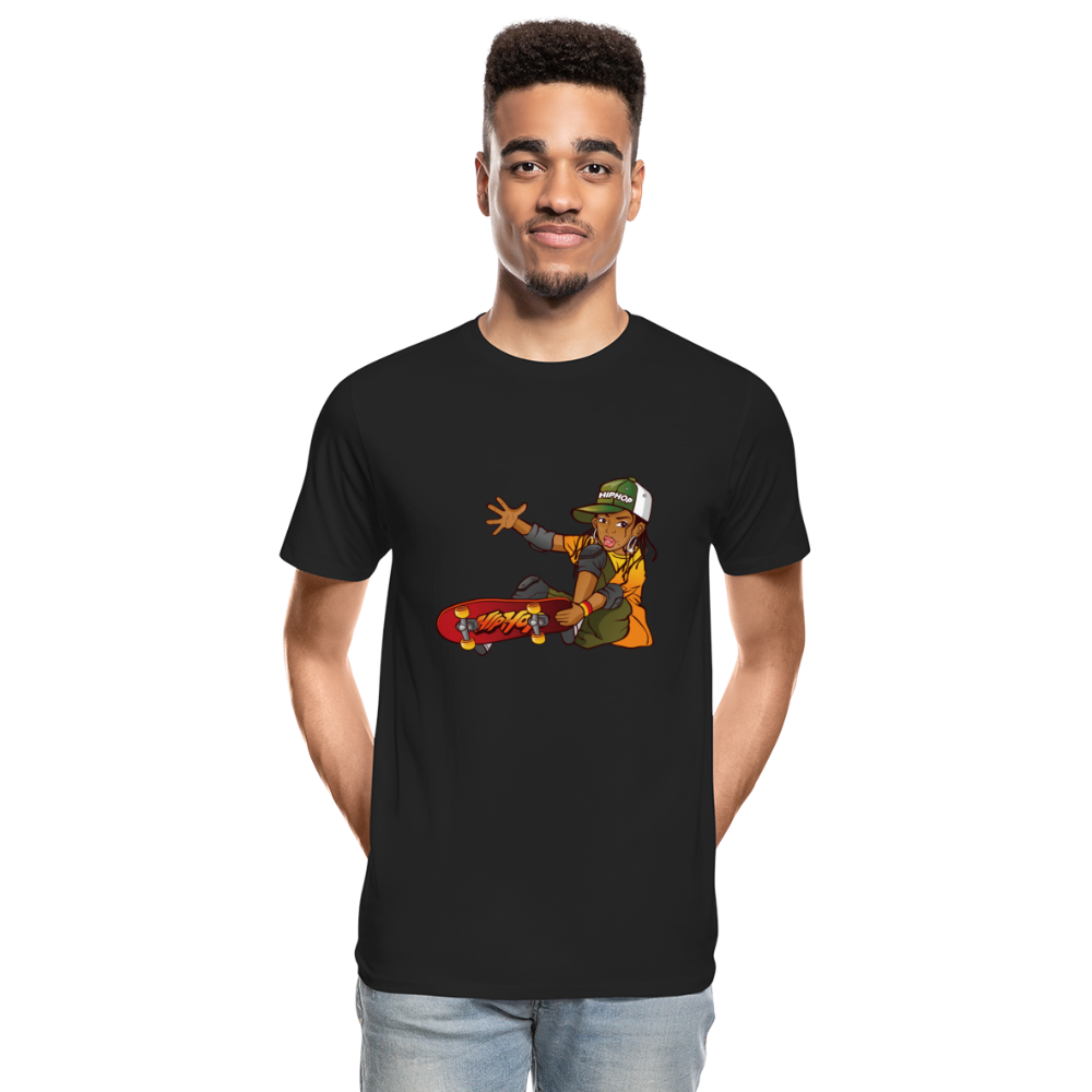 Hip Hop Skater Men’s Premium Organic T-Shirt - Schwarz