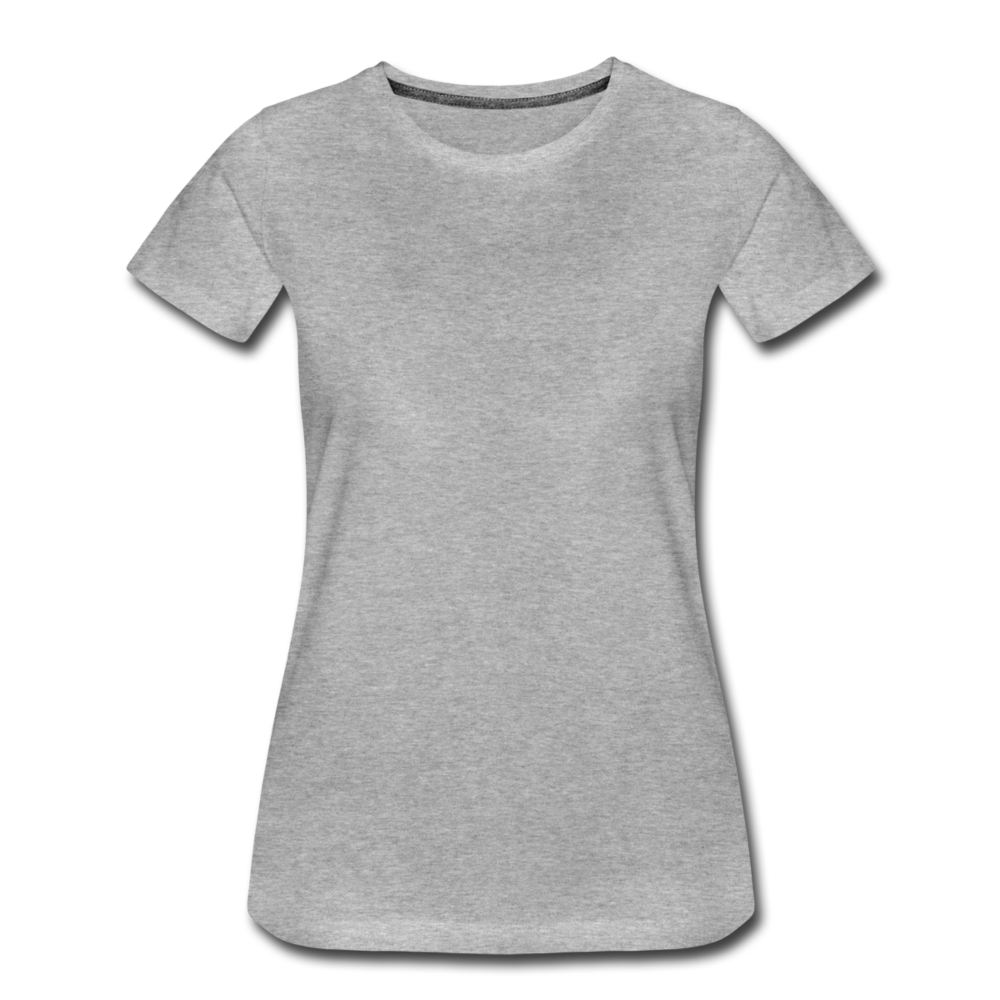 Women’s Premium T-Shirt - Grau meliert