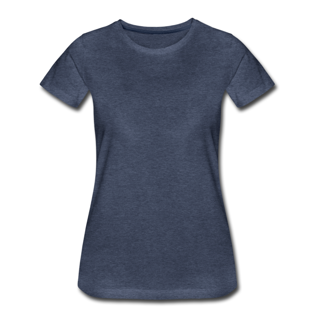 Women’s Premium T-Shirt - Blau meliert