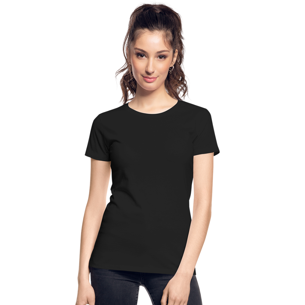 Damen Premium Organic T-Shirt - Schwarz