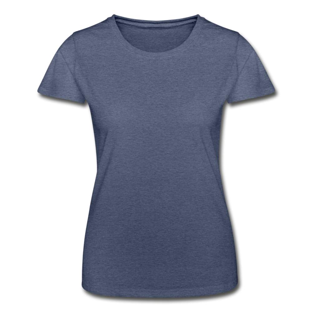 Damen T-Shirt - Navy meliert