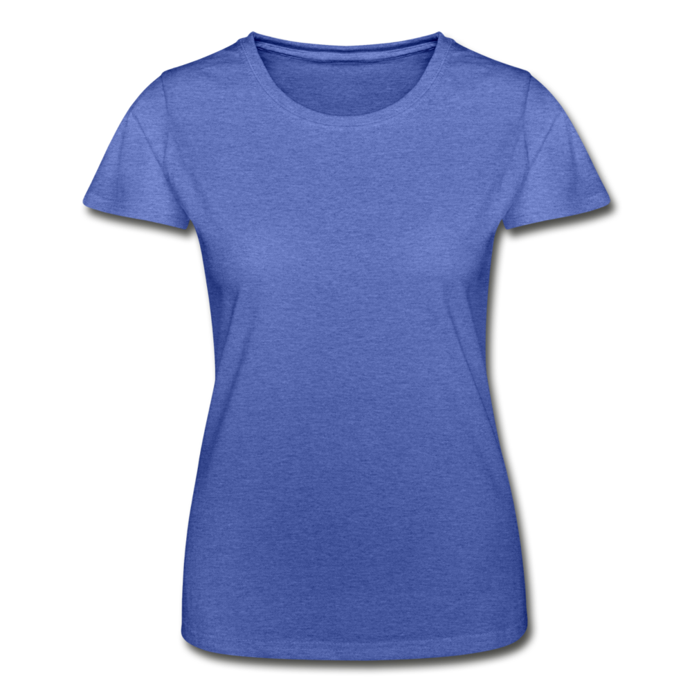 Damen T-Shirt - Blau meliert