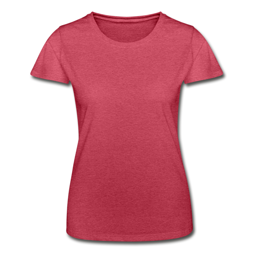Damen T-Shirt - Rot meliert