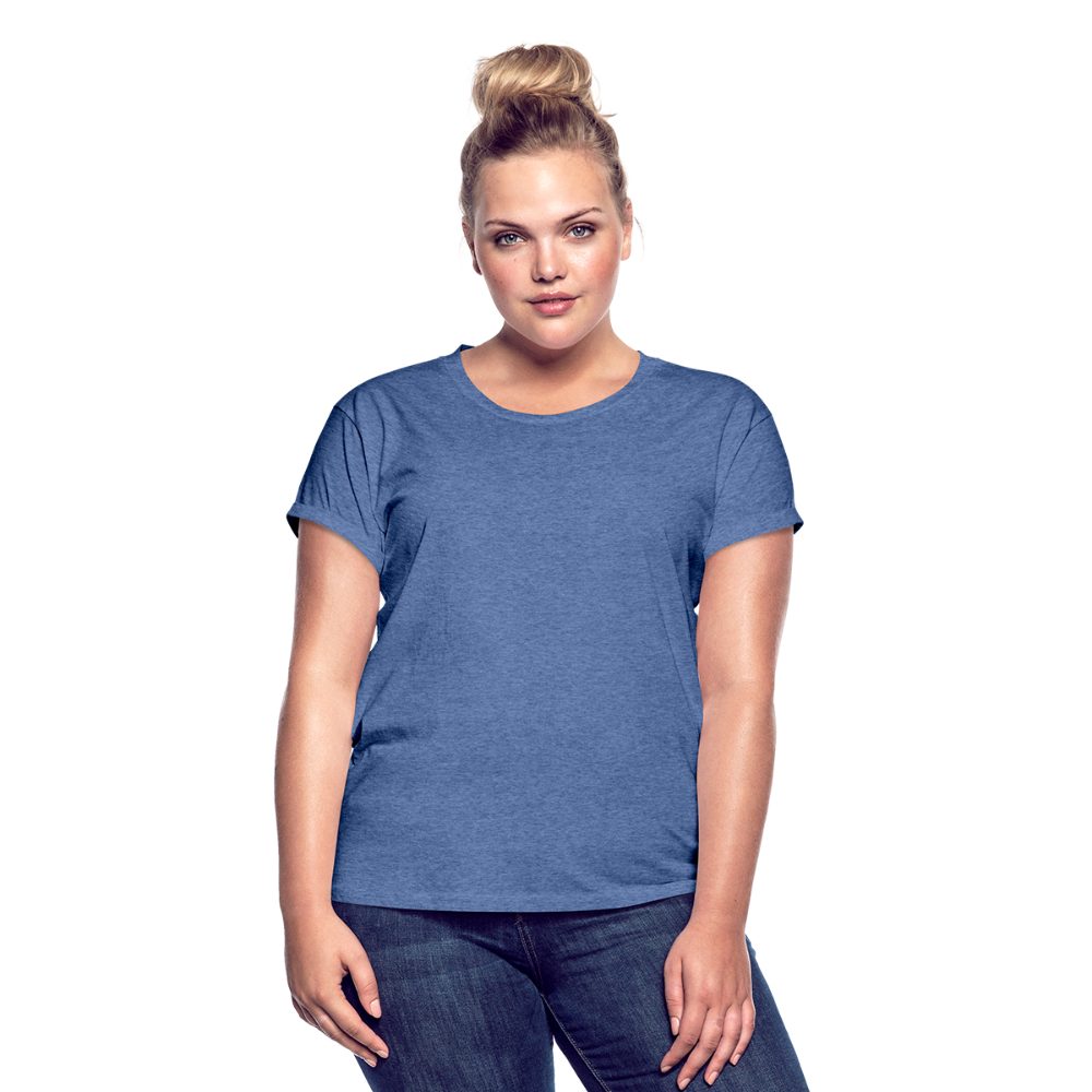 Damen Oversize T-Shirt - Denim meliert