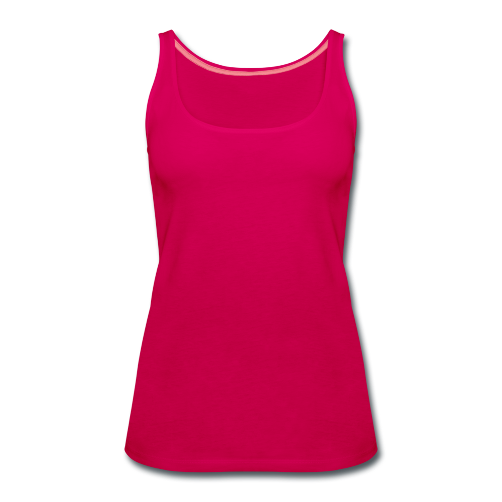 Damen Premium Tank Top - dunkles Pink
